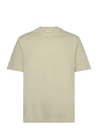 Basic 100% Cotton Relaxed-Fit T-Shirt Green Mango