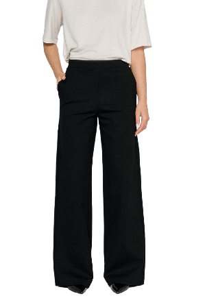 Residus Leia Pants - Black Byxor Dam Svart XS