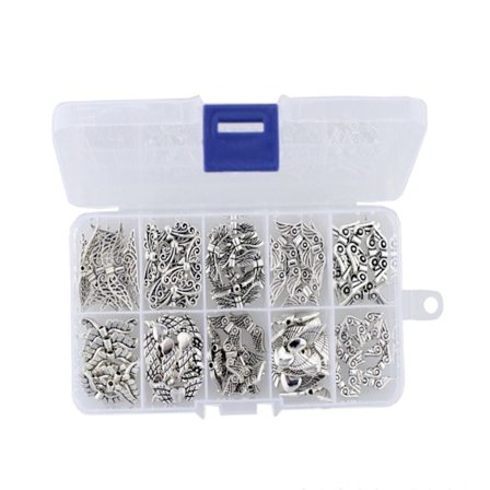 Vinkelvingeperler Vingeavstandsperler Retro Fairy Wing Charm Perler