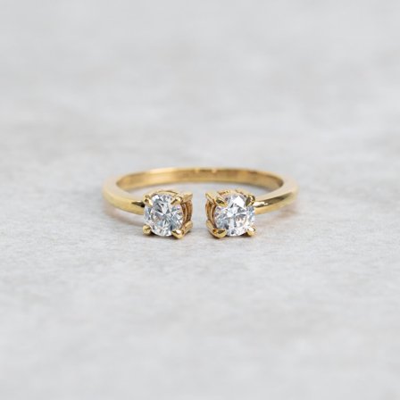 Förlovningsring Fjällviol, 18K rödguld - Förlovning- och vigselringar