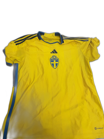 Svenska landslagets gul Adidas tröja L