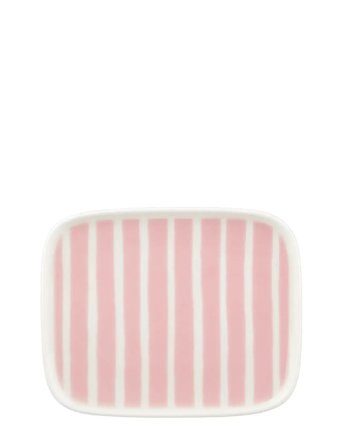 Piccolo Plate 15X12 Cm Pink Marimekko Home