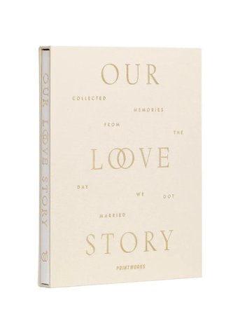 PRINTWORKS Our Love Story - Wedding Journal - Beige - ONE SIZE