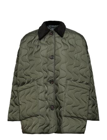 Oliviars Jacket Vattert Jakke Grønn Résumé