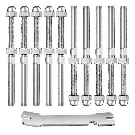 Rostfri Stål Vajer Kopplingsenhet Skyddstyp Mutter