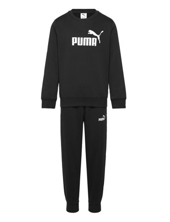 Ess No.1 Logo Crew Sweat Suit Fl B Black PUMA