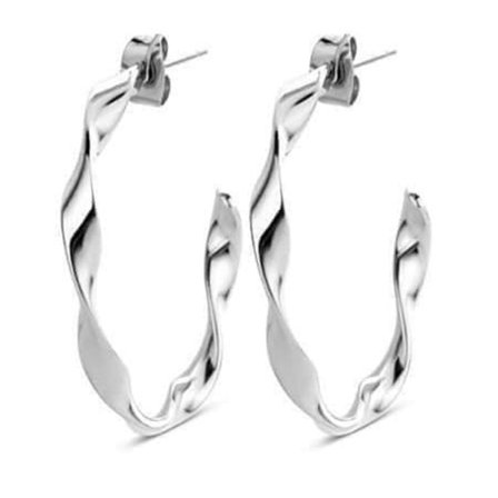 Silverörhängen Hoop Victoria