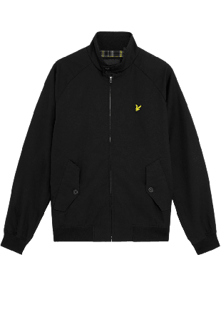 Lyle & Scott Cotton Harrington Jacket Jackor Herr Svart L