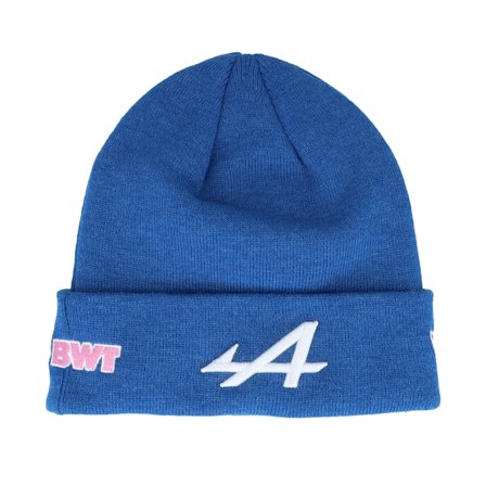 New Era - Motor Blauw cuff Beanie - Alpine F1 Polyana Blue Cuff @ Hatstore
