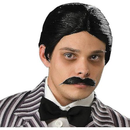 The Wednesday Family Gomez Mustache Kit Og Parykker