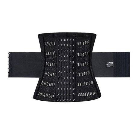 Waist trainer Dampärmar Shapers Magomslag Body Shapewear Bantningsbälte Platt mage Träning Postpartum gördel,svart