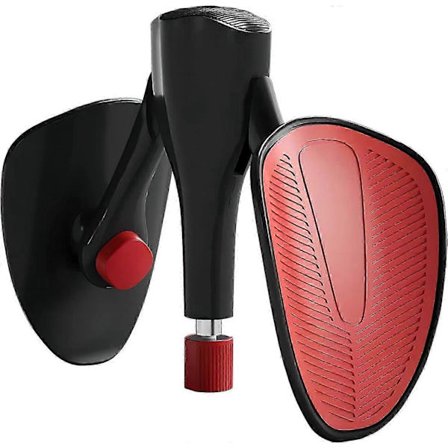 Bekkenbunnsforsterker for kvinner og menn, justerbar lårtrimmer for indre lår, hofte, arm, bein og ryggtrening (svart)