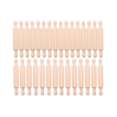 20 kappaletta Mini Puisia Kaulimia 15 cm Pitkä Keittiö Leivonta Kaulin Pieni Puinen Taikinarulla