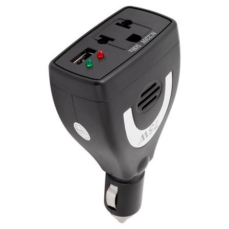 75W DC12V till AC 220V Bilström Invertor Konverterare USB Laddare Adapter