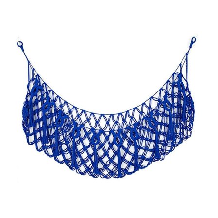 Plyschleksak Vägg Hängande Nät med Tofsar Extra Stor Boho Handgjord Bomullsrep Barn Gosedjur Plyschdjur Hängmatta Organi