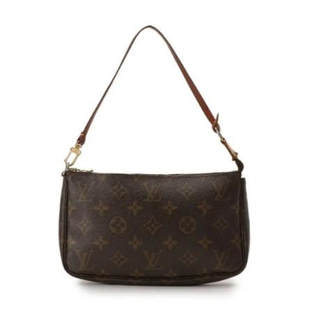 Louis Vuitton Vintage Pre-owned Polyester handbags brun, Dam Vintage Väskor, Dam, Storlek: ONE SIZE