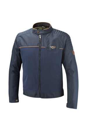 MC-Jakke Ixon Hornet Marineblå/Brun L