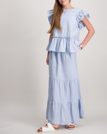 Sofie Schnoor VIVISY SKIRT Blå Kjolar Tjej - Kids Brand Store