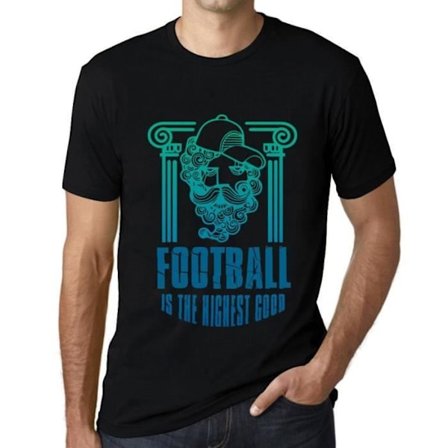 T-shirt herr Fotboll är det högsta bra – fotboll är det högsta bra – Vintage svart T-shirt