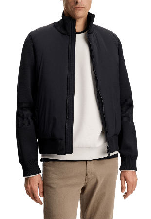 J.Lindeberg Ebbe Tech Knit Hybrid Tröjor Herr Svart S