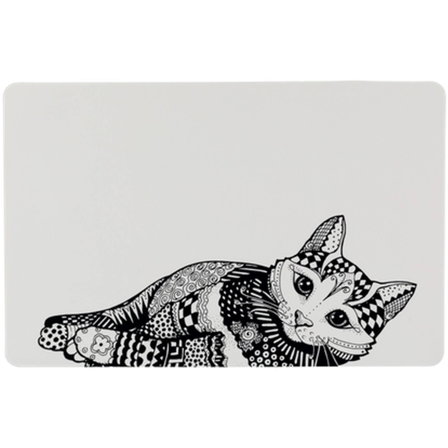 Trixie - Zentangle bordskåner hvit 44 cm - Katt - Matplass og vannfontener for katt - Fôrtilbehør for katt - ZOO.no