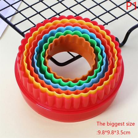 1 Set Plast Cookie Ter Form Kex Fondant Diy Kitchen