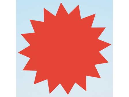 Textkartong stjärna röd 180mm 25/fp - Lyreco - Kontorsmaterial - Butiksmaterial - Textkartong