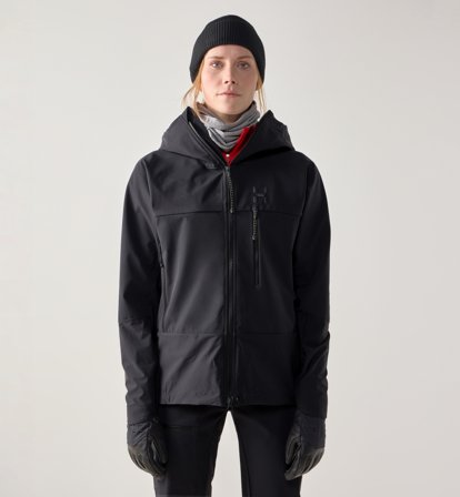 Haglöfs ROC Sight Softshell II Jacket Women True Black - L