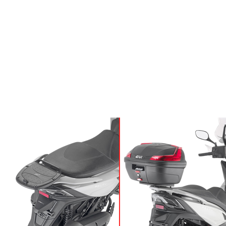 Gepäckträger Topbox Givi Scooter SR Monolock - Kymco Agility +300 2019-2025