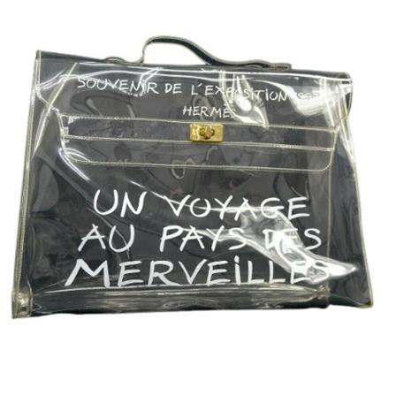 Hermès Vintage, Pre-owned Vinyl handbags Wit, Dames, Maat:ONE Size