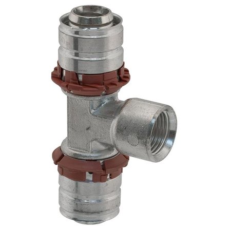 Uponor 1873375 Puristusliitin 32 x 20 x 32 mm, T-putki, Asennus