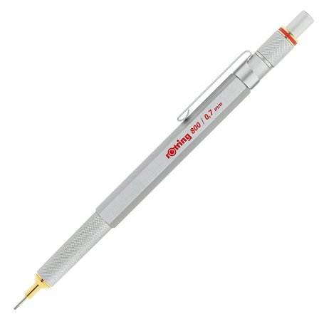 ROTRING 800 Mechanical Pencil silver 0,7 mm