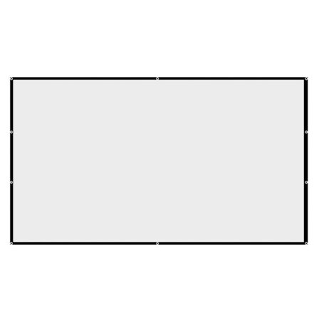 Bærbar sammenleggbar projektorskjerm for hjemmekino, camping, innendørs og utendørs filmer