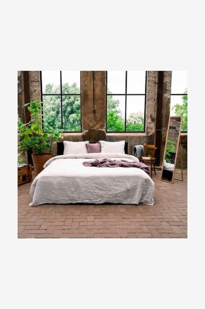 Kayori - Sengesett - Nikko - 3 deler - Sølv - Sengesett - 220X220 - Fra Homeroom