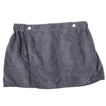 Justerbart Brusehåndklæde til Mænd Korte Bukser Polyester Bærbart Design Til Bad Spa Grå 1 Sæt