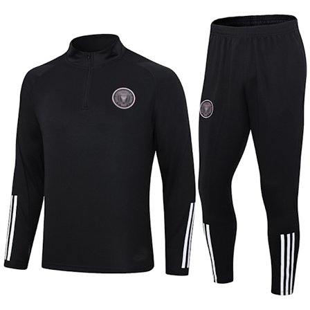 Mub- 2324 Ny Miami Fotbollströja Nr 10 Messi Långärmad Fotboll Träningsuniform black