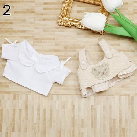 1 set 20 cm dockkläder Mode bomullsbyxor 2 2