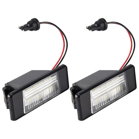 Uudet 2 kpl 18 LED-rekisterikilven valot muovia Nissan Qashqai X-trail Juke Primera kirkkaat LED-rekisterikilven valot