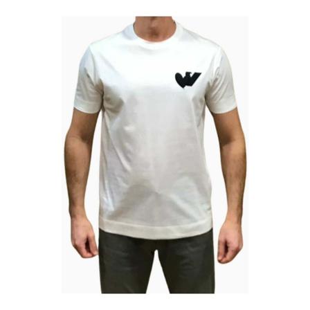 Emporio Armani, T-Shirts Wit, Heren, Maat:XL
