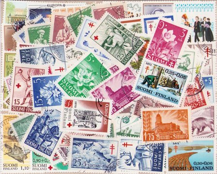 Finland 1940-1988 - 72 forskellige frimærker - Stemplet