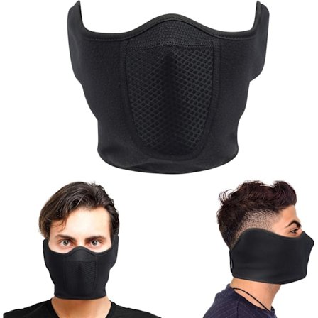 Halsedisse/Ørevarmere til skiløb, Skitørklæde, Tykkere Dobbeltlag