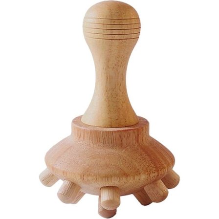 Træ Svampe Terapi Træ Massager Manuel Massage Værktøjer Træ Svampe Terapi Værktøj Træ Massager til kropsformning, egnet til nakke, ryg