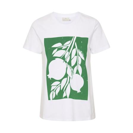 Kaffe KAgreenie Tshirt Hvid, Dame T-shirts