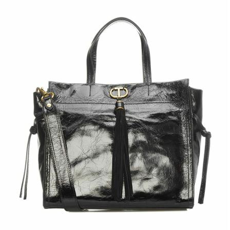 Twinset, Handbag Zwart, Dames, Maat:ONE Size