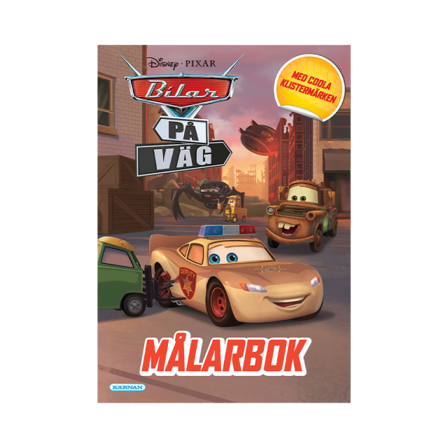 Disney Målarbok Bilar, 24 sidor med klistermärken Skapa & pyssla Unisex ONESIZE