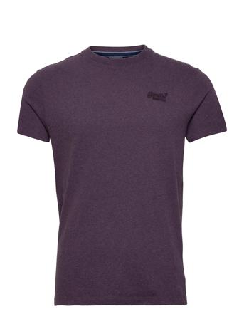 Vintage Logo Emb Tee T-shirt Lilla Superdry