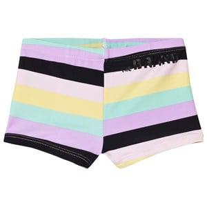 The BRAND Multicoloured Pastel Stripe Swim Shorts 80/86 cm - Swimwear and coverups - 80/86 cm - Pink