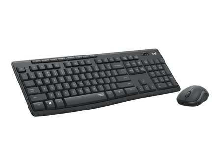 Logitech MK295 Silent - tastatur- og mussett - Pan Nordic - grafitt Inn-enhet