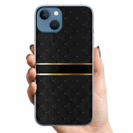 Apple Iphone 13 Tpu Mobilskal Golden Stripes