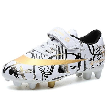 Fotballsko for barn Gutter Jenter Ankel Fotballstøvler Gress Trening Sport Fottøy Joggesko 57A